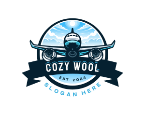 Airplane Travel Tour Plane logo design