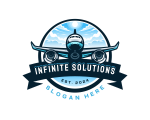 Tour Guide - Airplane Travel Plane logo design