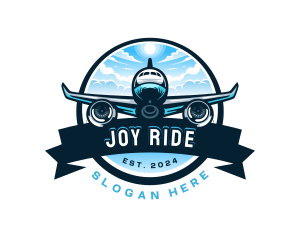 Airplane Travel Tour Plane logo design