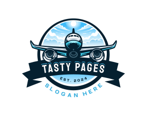 Airplane Travel Tour Plane logo design