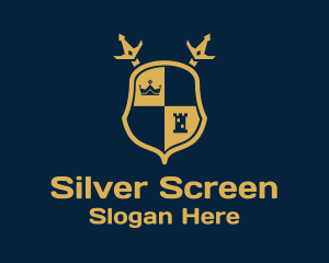 Sword Shield Crest Logo