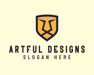 Angry Wild Lion  logo design