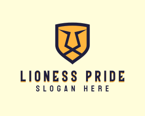 Lioness - Angry Wild Lion logo design