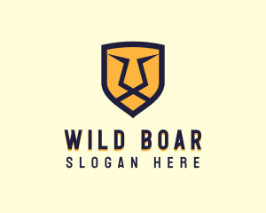 Angry Wild Lion  logo design