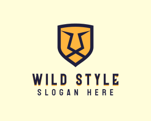 Angry Wild Lion  logo design