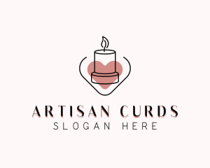 Artisanal Decor Candle logo design