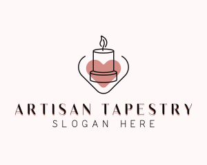 Artisanal Decor Candle logo design