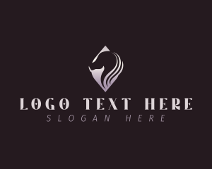 Gradient - Equine Elegant Horse logo design