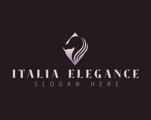 Equine Elegant Horse logo design