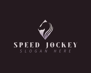 Jockey - Equine Elegant Horse logo design