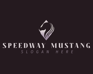 Mustang - Equine Elegant Horse logo design