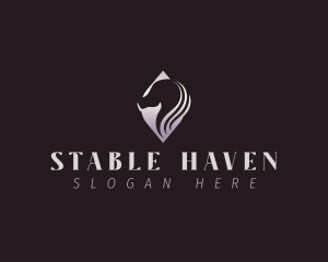 Equine Elegant Horse logo design