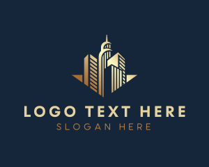 Establishment - Gradient Tower Buildings logo design