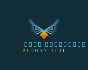 Owl - Eyes Owl Bird logo design