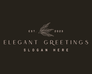 Elegant Nature Leaf logo design