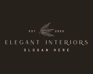 Elegant Nature Leaf logo design