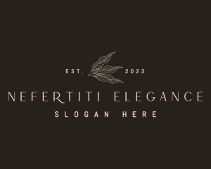 Elegant Nature Leaf logo design