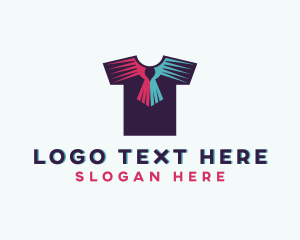 Printing - Eagle Wings Shirt Apparel logo design