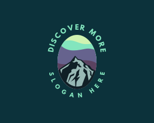 Explore - Mountain Peak Explorer logo design
