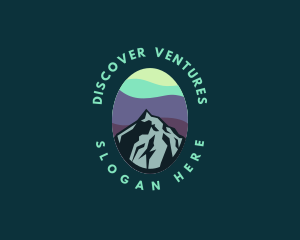 Explore - Mountain Peak Explorer logo design