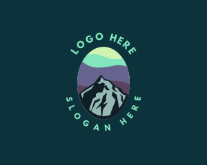 Trails - Mountain Peak Explorer logo design