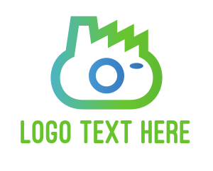 Vlogger - Factory Camera Multimedia logo design