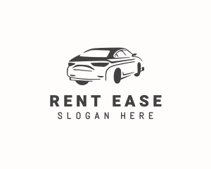 Sedan Car Driving logo design