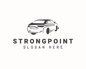 Drive - Sedan Car Driving logo design