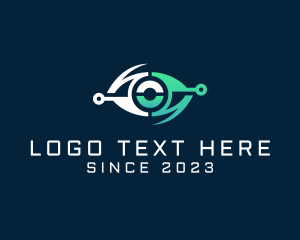 Network - Cyber Eyeball Digital Technology logo design