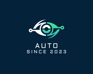 Eye - Cyber Eyeball Digital Technology logo design
