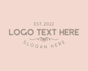 Chic - Feminine Elegant Brand logo design