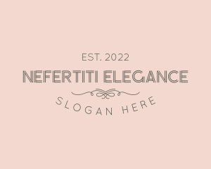 Feminine Elegant Brand logo design