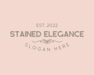 Feminine Elegant Brand logo design