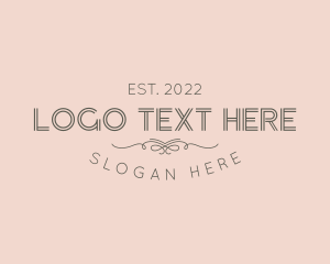 Feminine Elegant Brand Logo