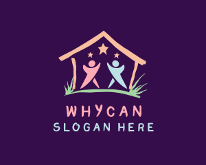 Children Daycare House  Logo