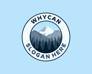Forest Mountain Scenery Logo
