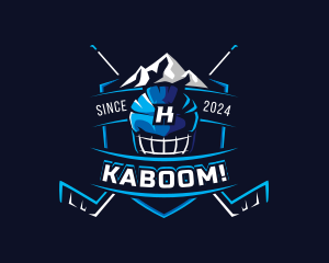 Hockey Varsity Sport logo design