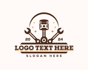 Mechanic - Automotive Engine Repair logo design