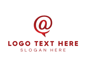 Symbol - Chat Letter A logo design