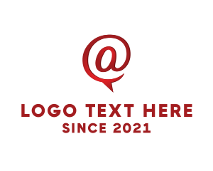 Hashtag - Chat Letter A logo design