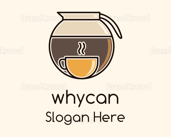 Coffee Carafe Cup Logo