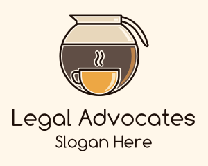 Coffee Carafe Cup Logo