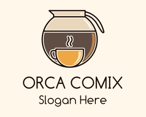 Coffee Carafe Cup Logo