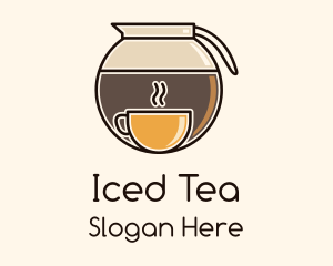 Coffee Carafe Cup logo design