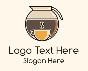 Minimalism - Coffee Carafe Cup logo design