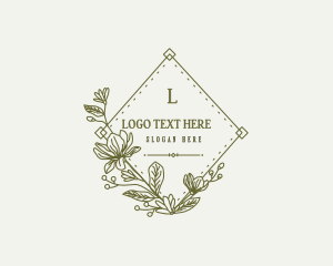 Floral Garden Diamond Logo