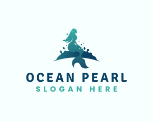 Mermaid Beauty Ocean logo design