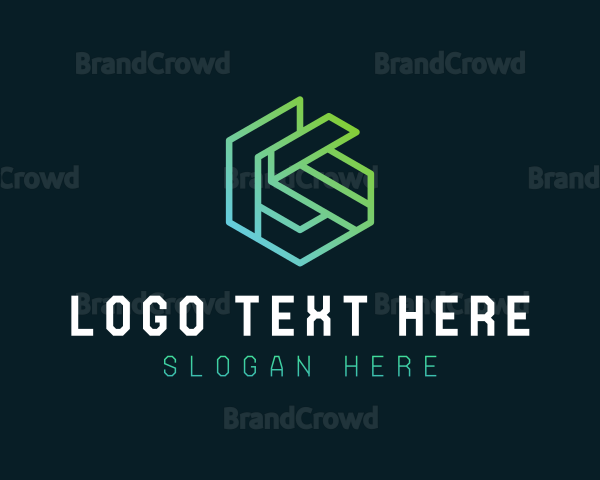 Gradient Business Hexagon Logo