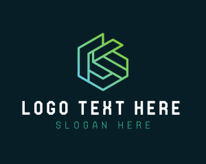 Gradient Business Hexagon Logo