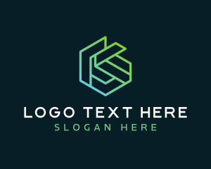 Investor - Gradient Business Hexagon logo design